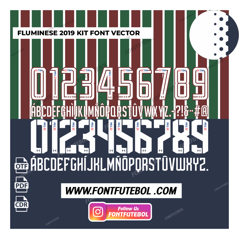 FLUMINESE 2019 KIT FONT VECTOR