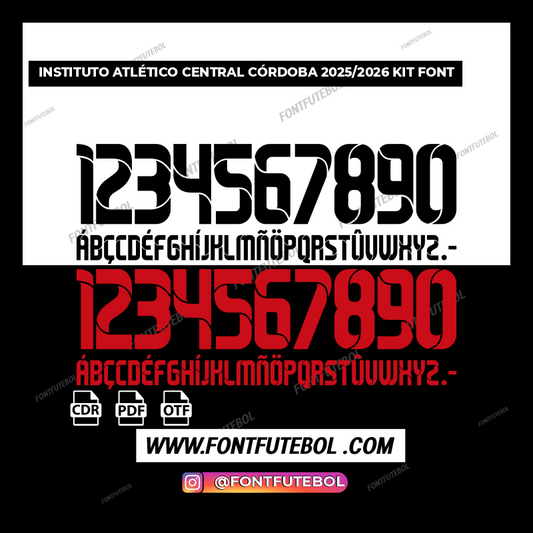 INSTITUTO ATLÉTICO CENTRAL CÓRDOBA 2025/2026 KIT FONT