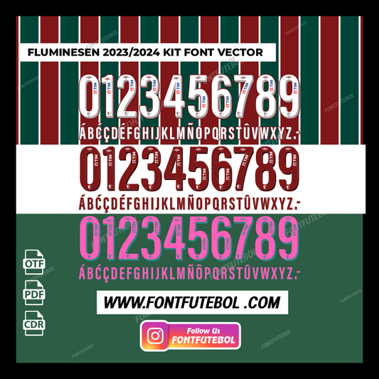 FLUMINENSE 2023/2024 KIT FONT