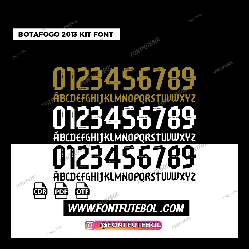 BOTAFOGO 2013 KIT FONT