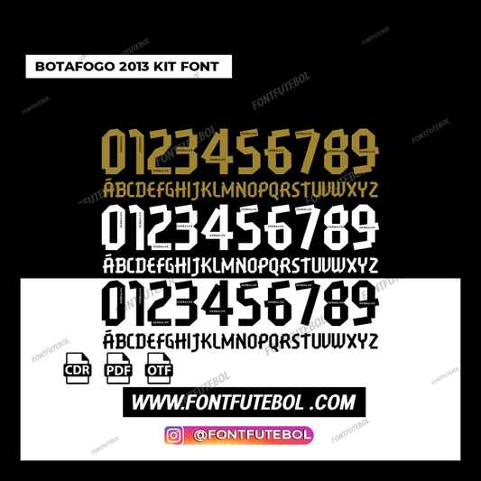 BOTAFOGO 2013 KIT FONT