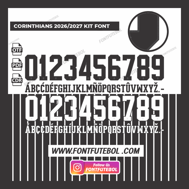 CORINTHIANS 2026/2027 KIT FONT