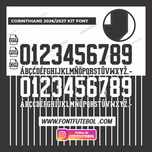 CORINTHIANS 2026/2027 KIT FONT