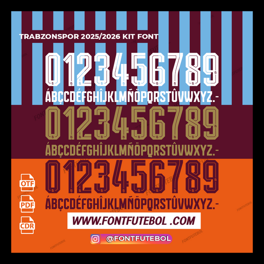 TRABZONSPOR 2025/2026 KIT FONT