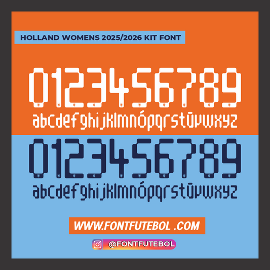 NETHERLANDS WOMEN 2025/2026 FONT