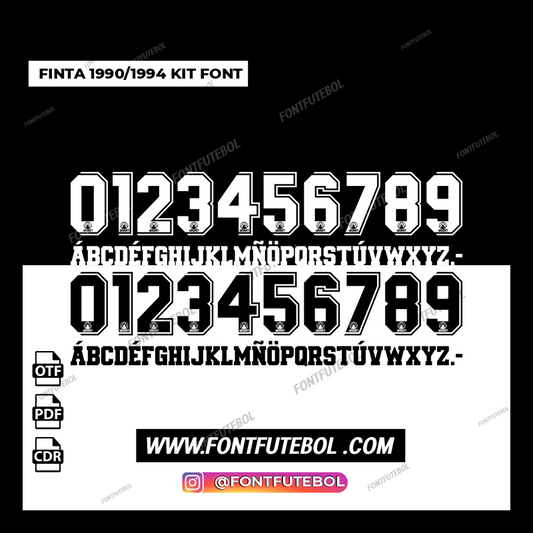 FINTA 1990/1994 KIT FONT
