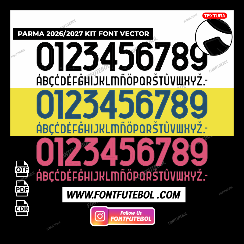 PARMA 2026/2027 KIT FONT VECTOR