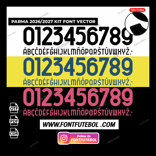 PARMA 2026/2027 KIT FONT VECTOR
