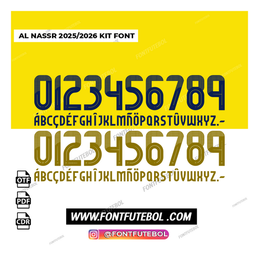 AL NASSR 2025/2026 KIT FONT