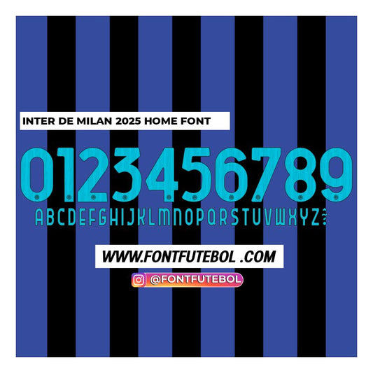 INTER MILAN HOME 2025 FONT