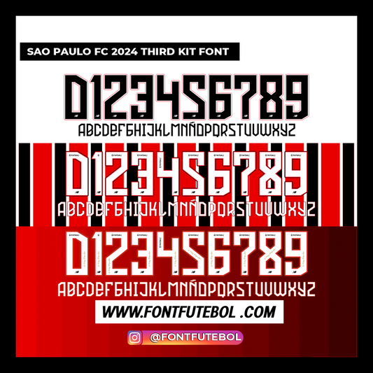 SAO PAULO 2024 THIRD KIT FONT