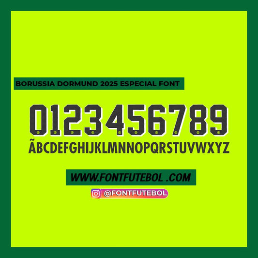 BORUSSIA DORMUND SPECIAL 2025 FONT