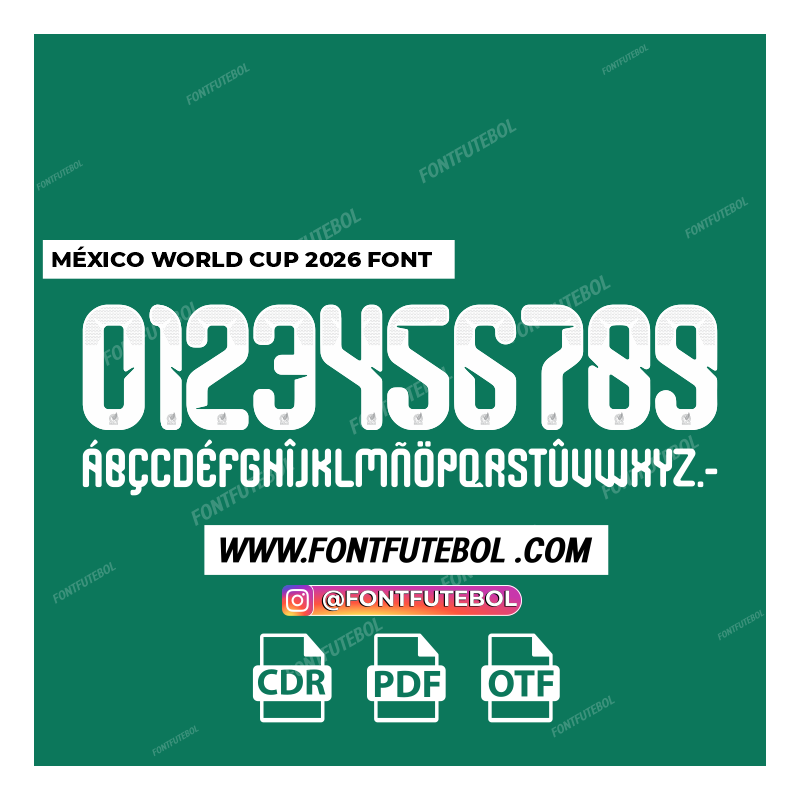 MÉXICO WORLD CUP 2026 FONT