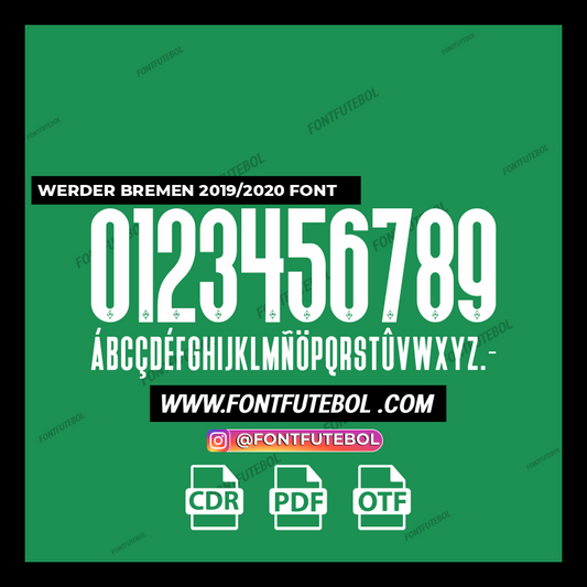 WERDER BREMEN 2019/2020 FONT