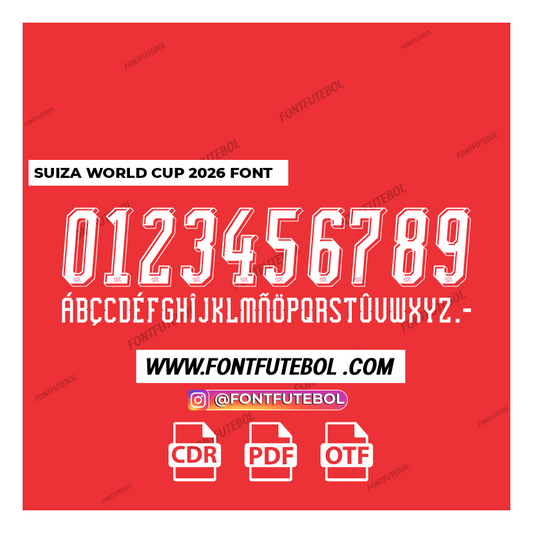 SUIZA WORLD CUP 2026 FONT