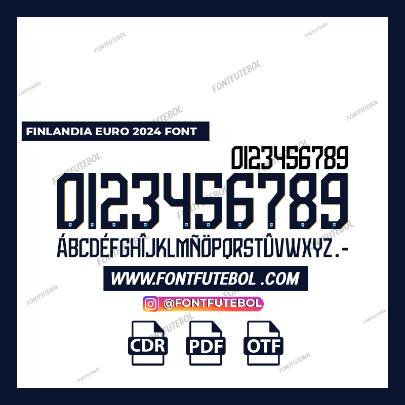 FINLAND EURO 2024/2025 FONT