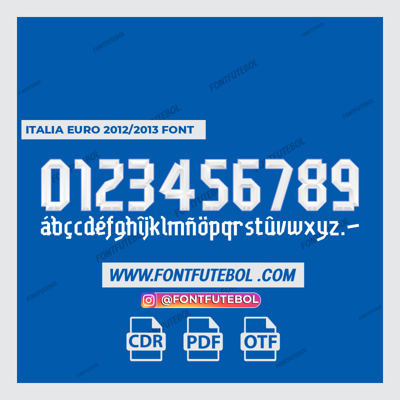 ITALIA EURO 2012/2013 FONT