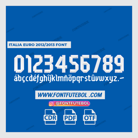 ITALIA EURO 2012/2013 FONT