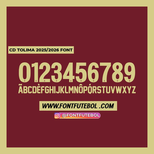 CD TOLIMA 2025/2026 FONT