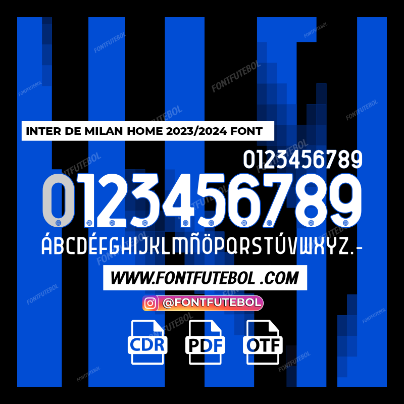 INTER MILAN 2023/2024 FONT