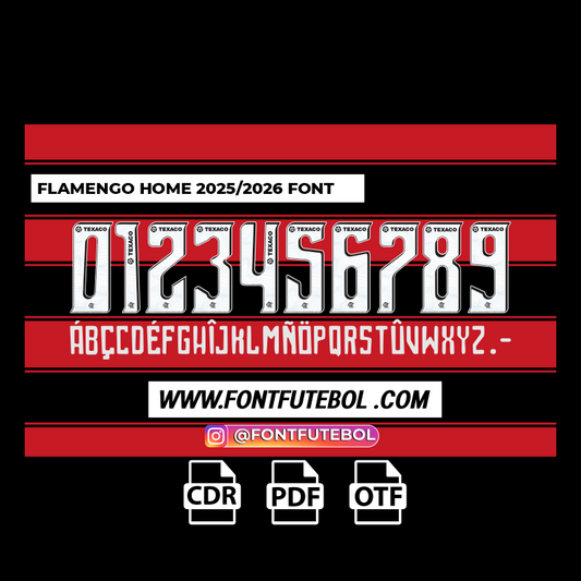 FLAMENGO HOME  2025/2026 FONT