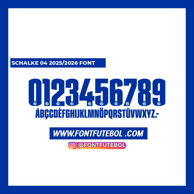 SCHALKE 04 2025/2026 FONT