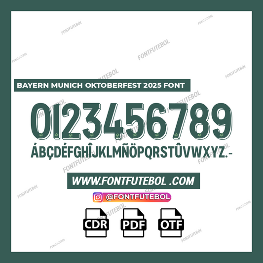 BAYERN MUNICH OKTOBERFEST 2025 FONT