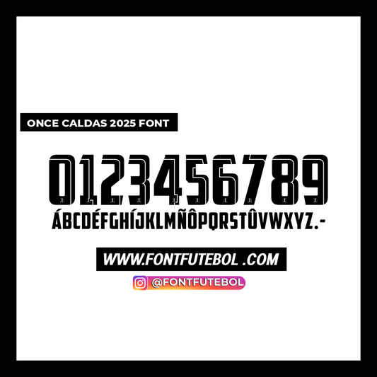 ONCE CALDAS 2025 FONT