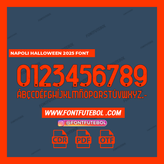 SSC NAPOLI  HALLOWEEN 2025 FONT