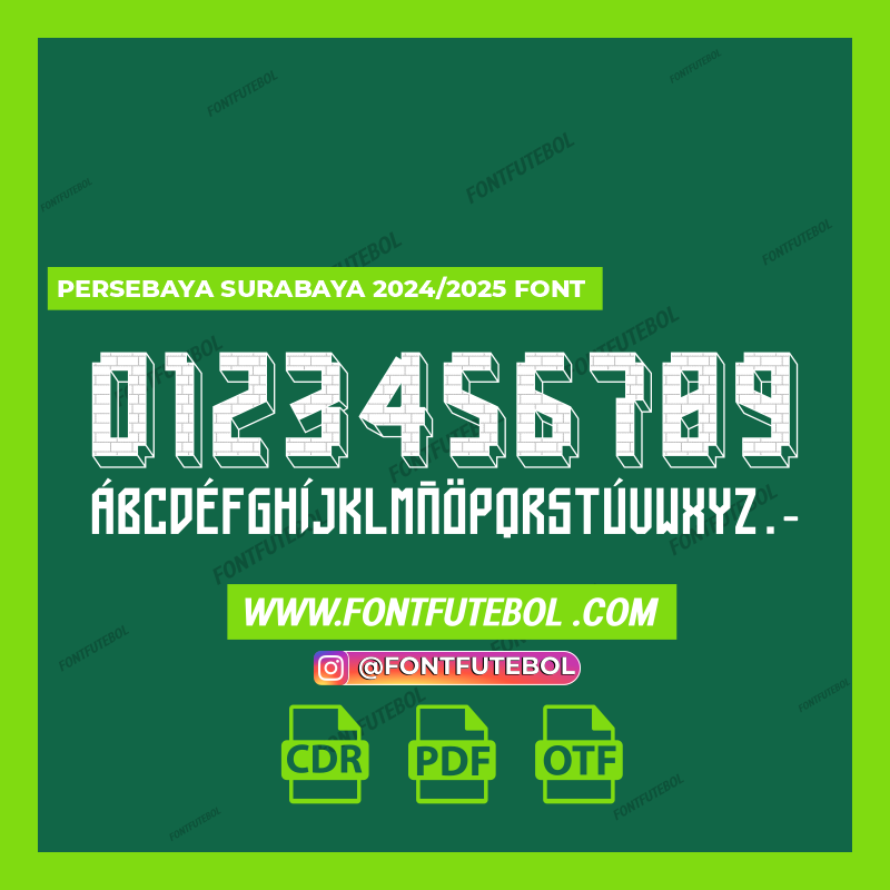 PERSEBAYA SURABAYA 2024/2025 FONT