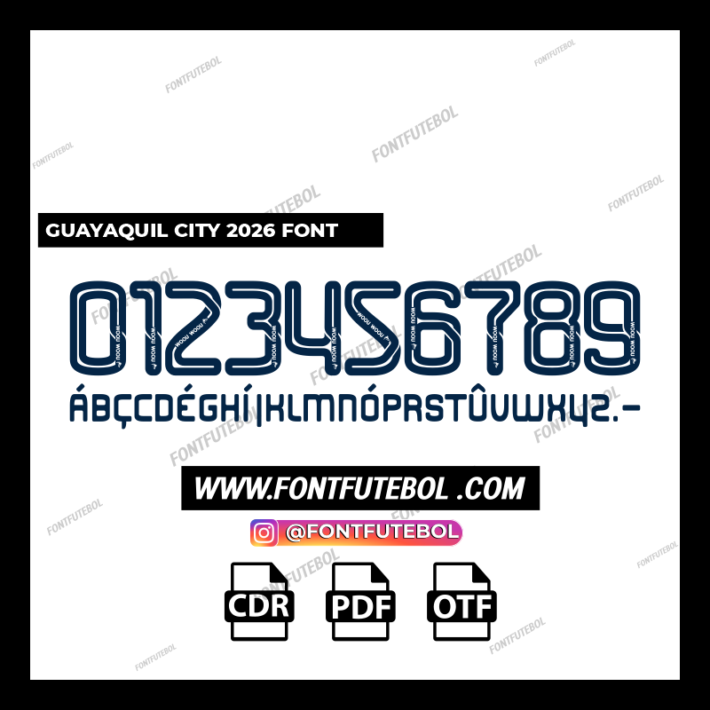 GUAYAQUIL CITY 2026 FONT