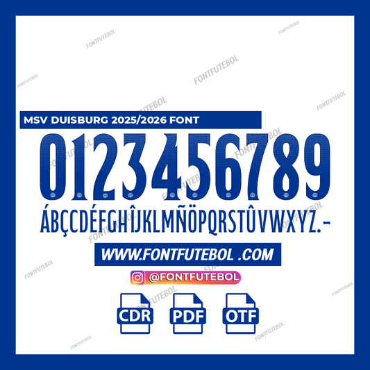 MSV DUISBURG 2025/2026 FONT