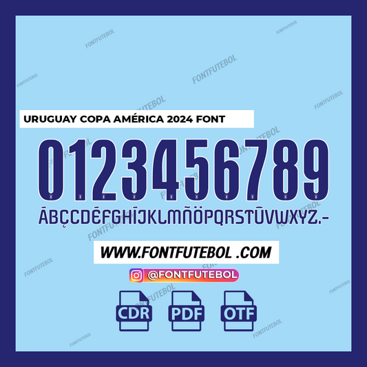 URUGUAY COPA AMÉRICA 2024 FONT