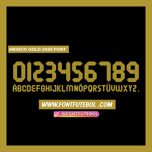 MEXICO GOLD 2025 FONT
