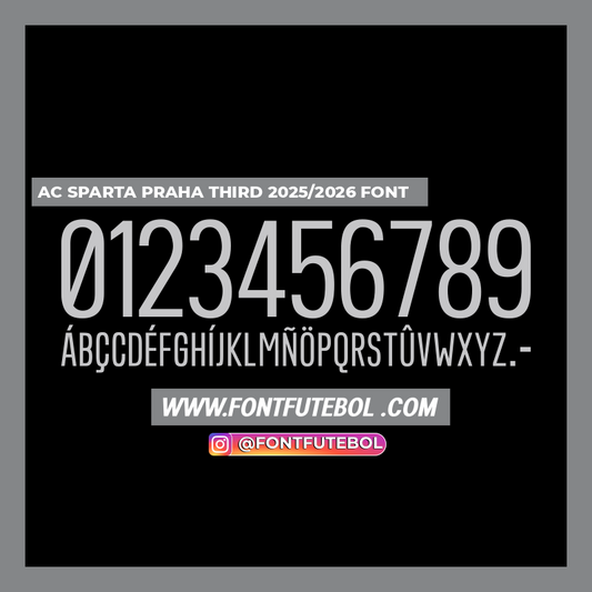 AC SPARTA PRAHA THIRD 2025/2026 FONT
