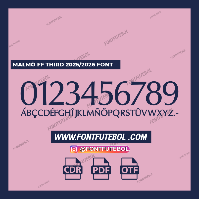 MALMO FF THIRD 2025/2026 FONT