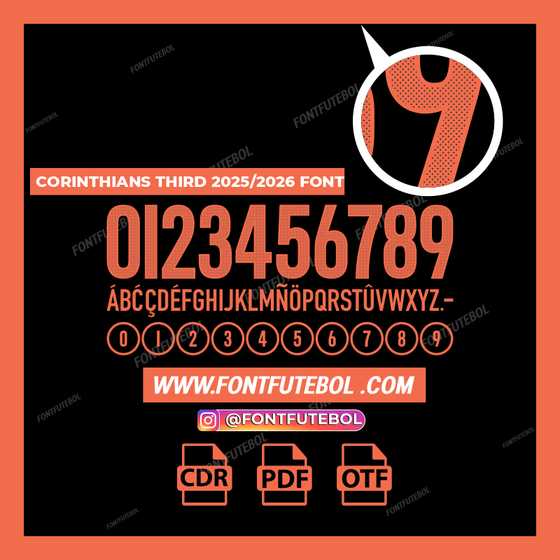 CORINTHIANS THIRD TOTAL 90 2025/2026 FONT