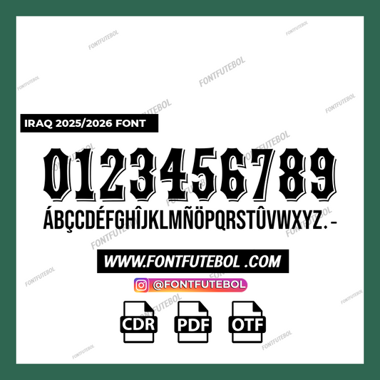 IRAQ 2025/2026 FONT