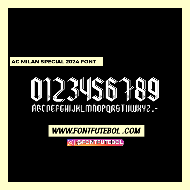 AC MILAN SPECIAL 2024 FONT
