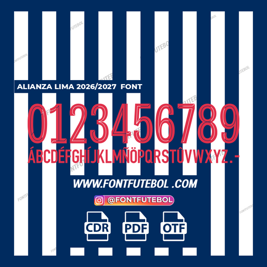 ALIANZA LIMA 2026/2027 FONT