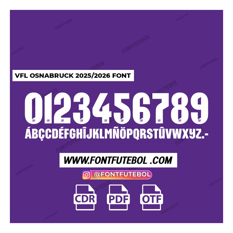 VFL OSNABRUCK 2025/2026 FONT