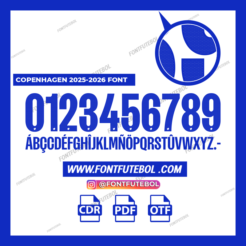 COPENHAGEN FC 2025/2026 FONT