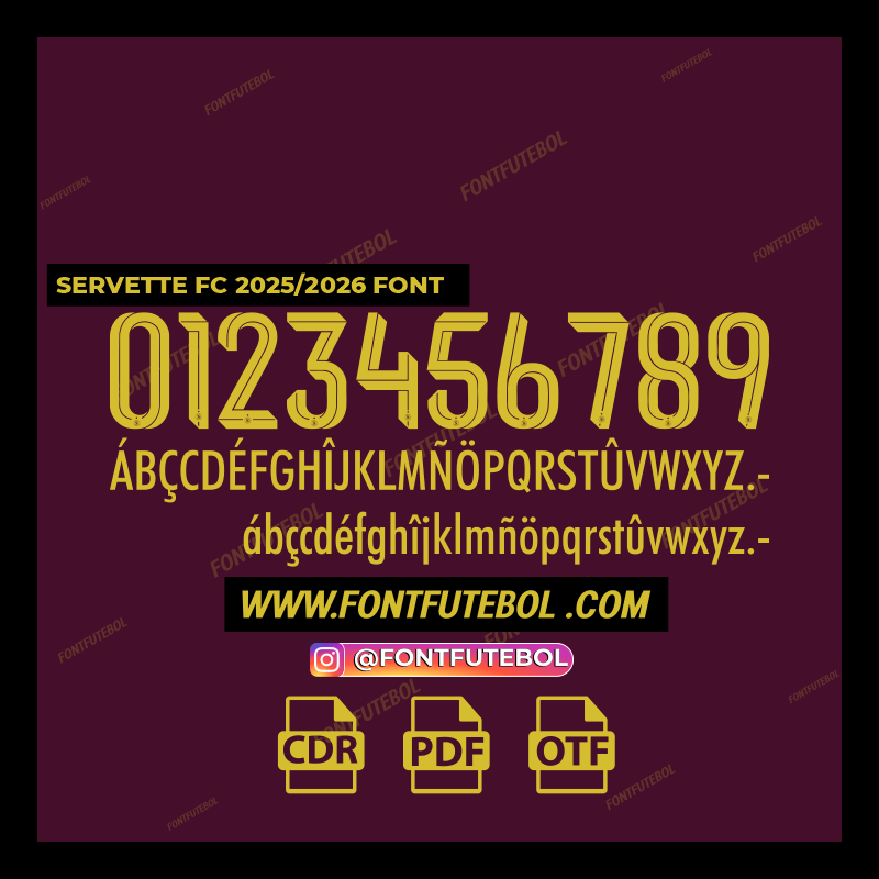 SERVETTE FC 2025/2026 FONT