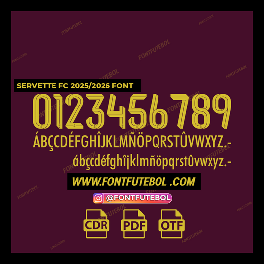 SERVETTE FC 2025/2026 FONT