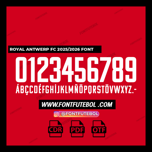 ROYAL ANTWERP FC 2025/2026 FONT