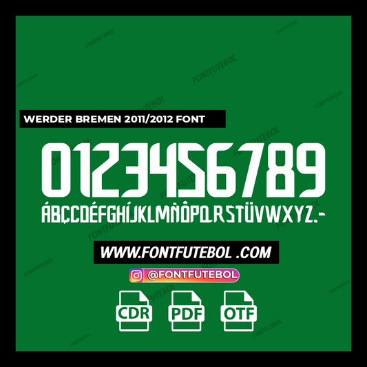WERDER BREMEN 2011/2012 FONT