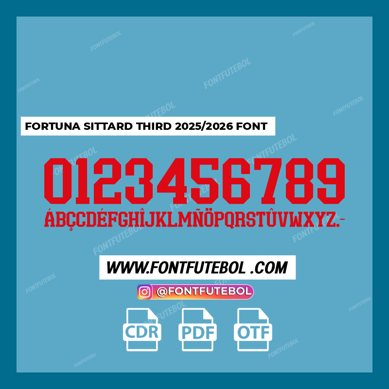 FORTUNA SITTARD THIRD 2025/2026 FONT