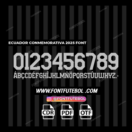 ECUADOR CONMEMORATIVA 2025 FONT