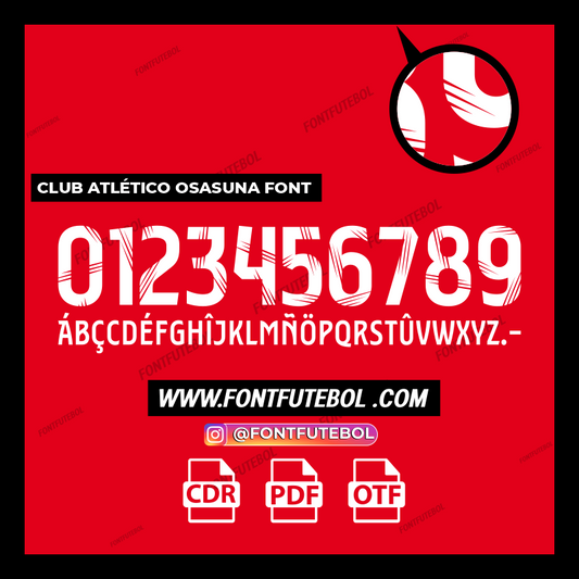 CLUB ATLÉTICO OSASUNA  2025/2026 FONT