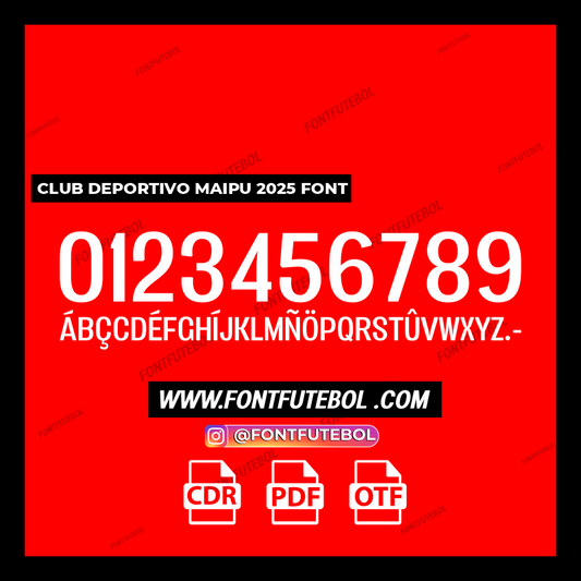 CLUB DEPORTIVO MAIPU 2025/2026 FONT